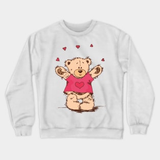 Valentine's Day - Lovely Bear Crewneck Sweatshirt